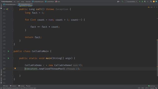 Interview Question |Difference Between Runnable And Callable Interface In Java |Runnable Vs Callabl смотреть онлайн