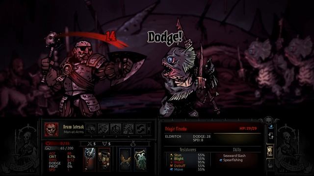 You don't need torches with this party! - Let's Play Darkest Dungeon: The Crimson Court #104 смотреть онлайн