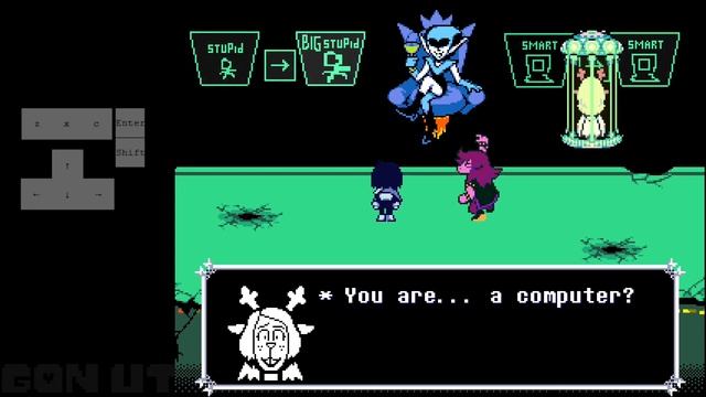 Deltaruined Chapter 2 Demo Pacifist Playthrough No Commentary