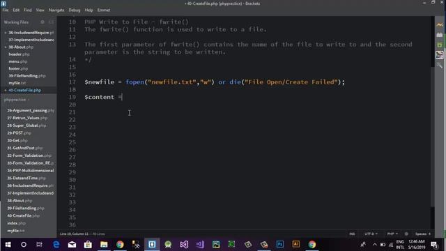 PHP Tutorial in Urdu | Hindi | How to Create New Files in PHP | Read Content of Files in PHP смотреть онлайн