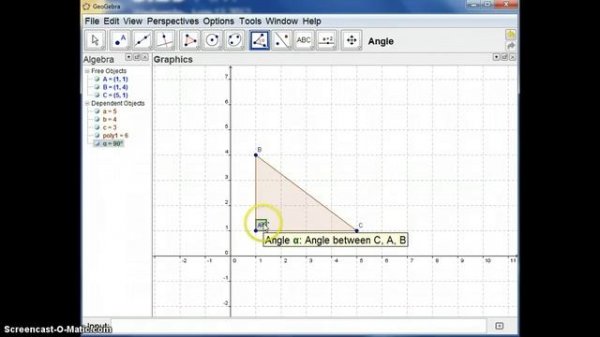 GeoGebra Triangle Basics