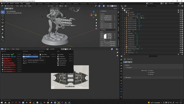 Blender tutorial for miniatures. Chapter A : be comfortable in blender | 5. User interface смотреть онлайн
