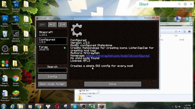 Configured Mod 1.18.1 & How To Download and Install for Minecraft смотреть онлайн