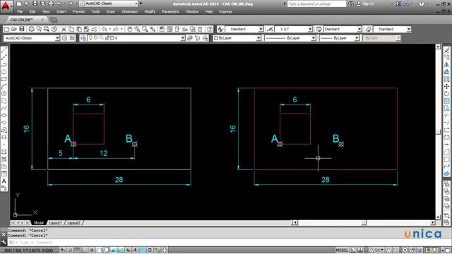 Học Autocad - Di chuyển đối tượng trong CAD смотреть онлайн