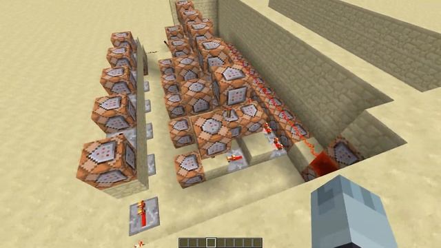 Обзор механизма "Дверь с кодовым замком на командных блоках"Minecraft 1.12. смотреть онлайн