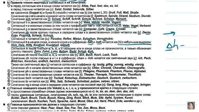 2. Все правила чтения немецкого по учебнику Камяновой. смотреть онлайн