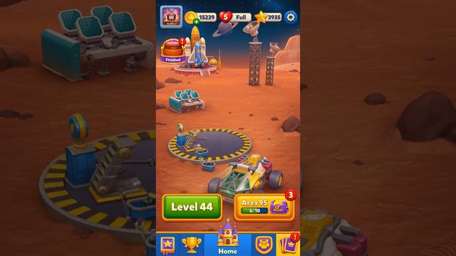 Royal Match 👑 - Area 95 - 🪐 Space Colony - Gameplay смотреть онлайн