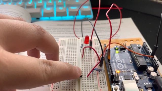 Listing 2.4 Simple LED control with Button Sketch смотреть онлайн