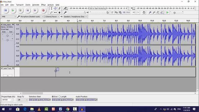 How to Split Audio- MP3 Files in Windows 10 Using Audacity смотреть онлайн