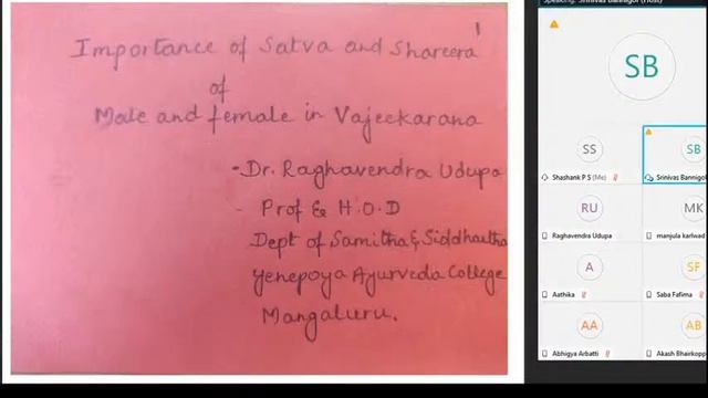 SAMCH's Astanga Ayurveda - Webinar | Vajeekarana Tantra | Day #7 смотреть онлайн