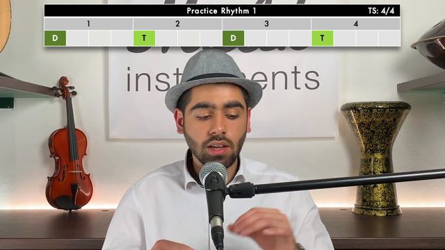 How to understand a basic drum tab notated rhythm | Darbuka/Doumbek Lesson смотреть онлайн