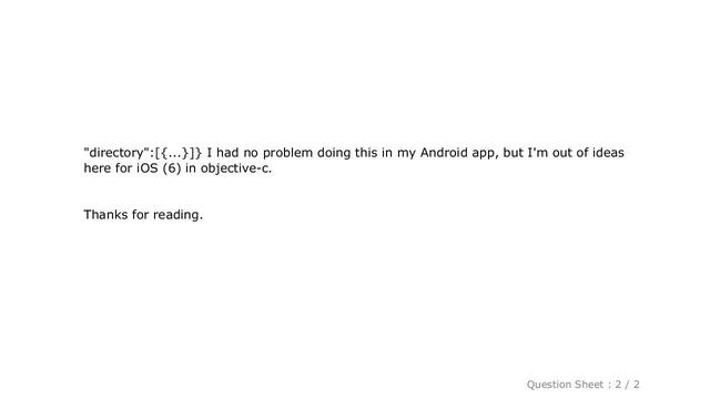 iOS : In iOS, how do I parse a JSON string into an object смотреть онлайн