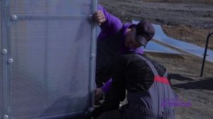 Баня из поликарбоната. Монтаж мобильной бани