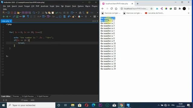 شرح php من دورة php darija (دورة php كاملة) -- PHP loops Break continue смотреть онлайн