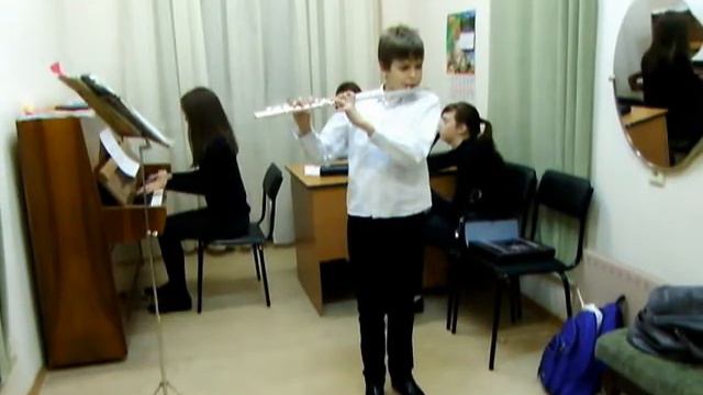 Flute Флейта_Шутка_ Бах смотреть онлайн