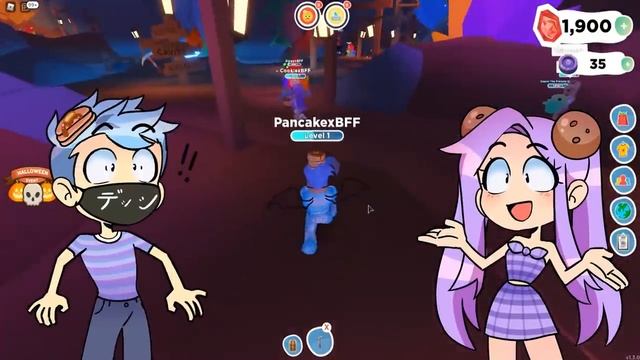 NEVER GO TRICK OR TREATING AFTER DARK... Roblox Overlook Bay! смотреть онлайн