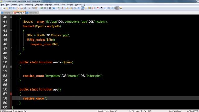 Coding a PHP MVC framework - Templating 1.11 смотреть онлайн