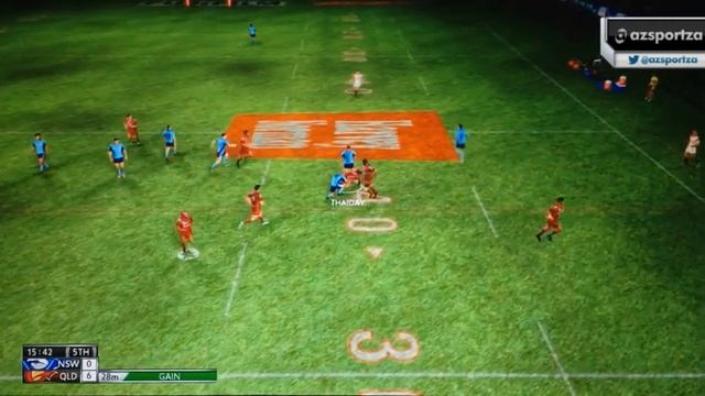 Rugby League Live 2: State of Origin Gameplay (AI v AI) смотреть онлайн