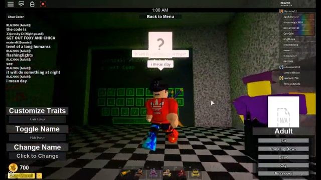 Roblox Codes: The Pizzeria RP Remastered