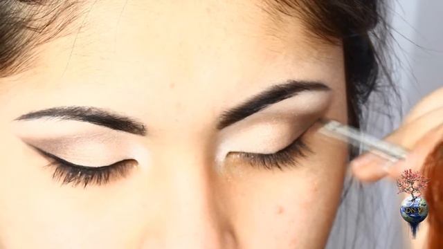 Evening makeup for brown eyes | Dark lips | Вечерний макияж для карих глаз | Темные губы | Кудри смотреть онлайн