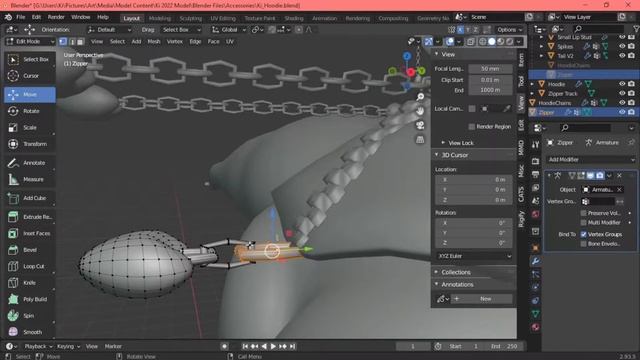 【BLENDER TIMELAPSE】- Hoodie смотреть онлайн