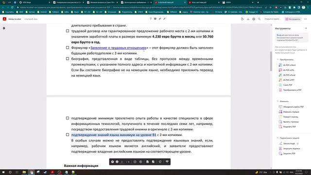 Подача на национальную визу Германии. Трудовая виза. Виза воссоединения семьи. смотреть онлайн