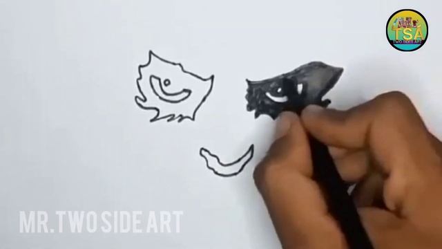 Joker Face Drawing Video ( Sk Husain Art )/Mr TSA / #joker @MrTwoSideArt смотреть онлайн