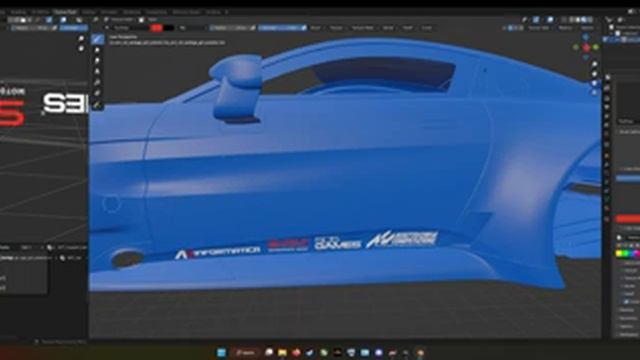 Create liveries for ACC in Blender смотреть онлайн