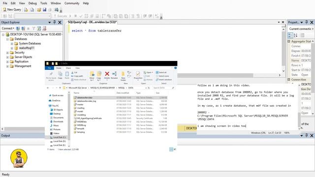 Upgrade SQL Server 2008 R2 database to 2019 | .mdf file | db detach and attach | sql server 2014 смотреть онлайн