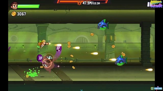 Jetpack Joyride 2 - Catacomb Sewers (Sector 3 - 5 Full Gameplay)