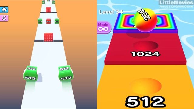 Ball Run 2048 | Jelly Run 2048 - All Level Gameplay Android,iOS - NEW APK BIG UPDATE смотреть онлайн