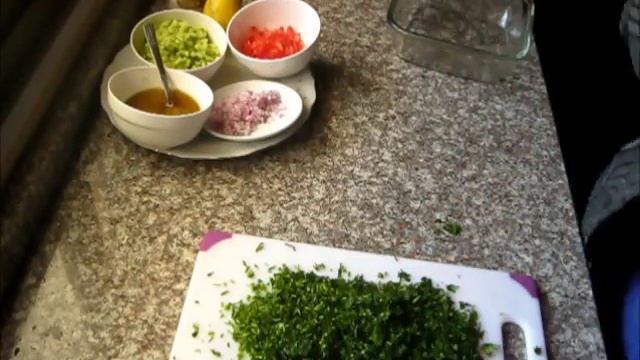Арабский салат Таббуле salad Tabbole سلطة تبولة смотреть онлайн