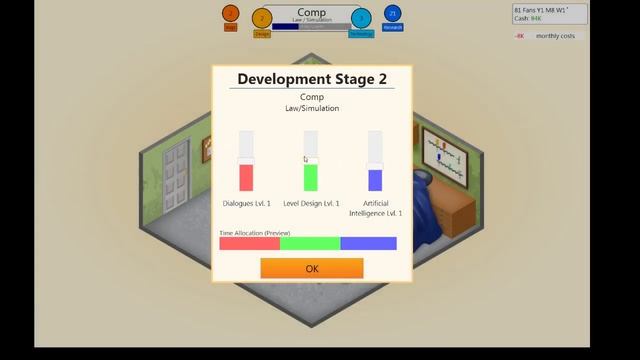 (создаём игру в игре) Game Dev Tycoon смотреть онлайн