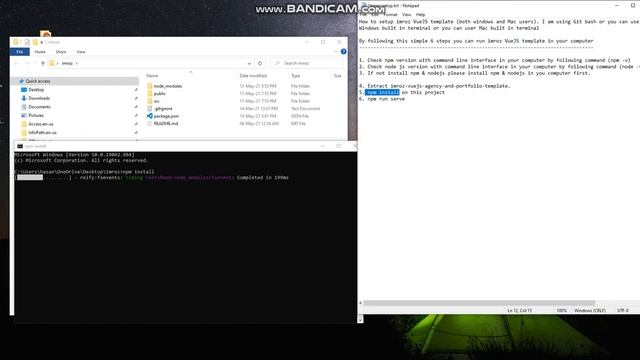 How to install and run imorz VueJS template in your computer смотреть онлайн