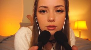 АСМР Массаж ушек поцелуйчиками