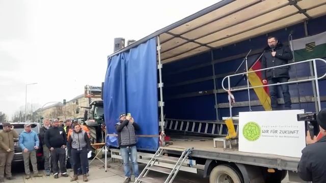 Sternfahrt Plauen , Bauernprotest 31.01.24 смотреть онлайн