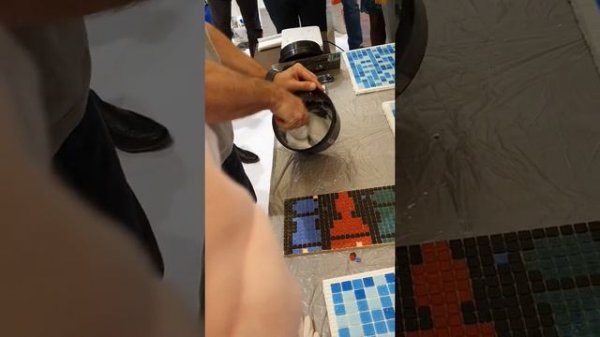 Затираем мозаику эпоксидной затиркой Litokol часть 1