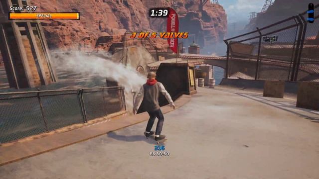 How to "Open 5 Valves" in Downhill Jam - Tony Hawk Pro Skater 1 + 2 Challenge смотреть онлайн