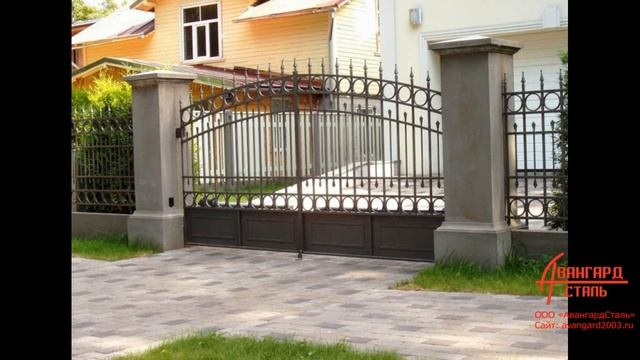 Ворота распашные от ООО "АвангардСталь" смотреть онлайн