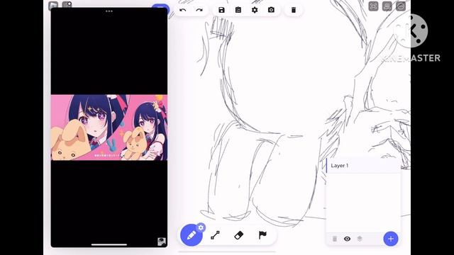 Ai Hoshino From Oshi No Ko (Sketch)Roblox Free Draw / P.s Im too lazy to add bgm and texts hehe :3) смотреть онлайн