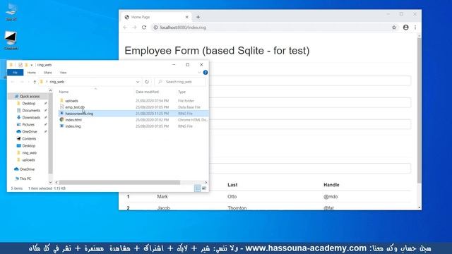 webring 346 ربط sqlite انشاء الجدول الويب باستخدام الرينج web using ring смотреть онлайн