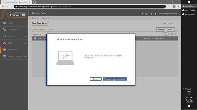How to Request and Setup Automation Anywhere A2019 community edition смотреть онлайн