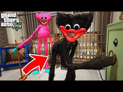 ГТА 5 ЧТО ЕСЛИ ХАГИ ВАГИ И КИСИ МИСИ ОГРАБЯТ БАНК GTA 5 МОДЫ! Poppy Playtime ОБЗОР МОДА смотреть онлайн