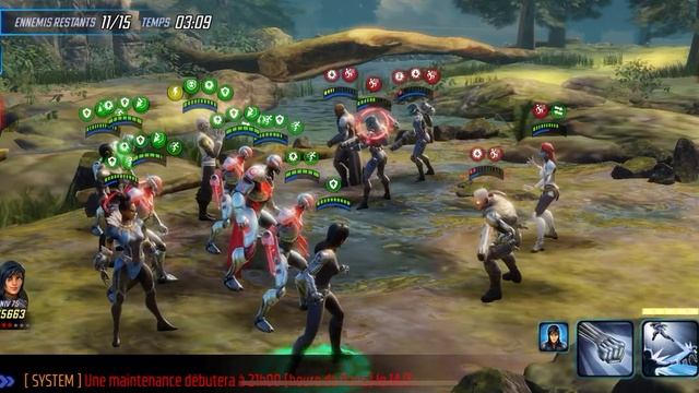 U7 dif 2 node F5 Boss FURY (yoyo;shuri;ultron;BB; Ebony maw) marvel strike force смотреть онлайн
