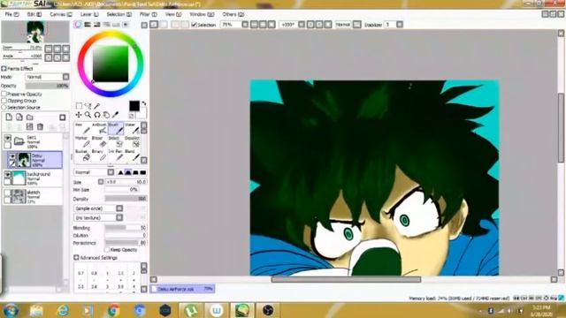 Speed Paint Deku! | My Hero Academia Fan Art | SPEED DRAWING | #3 |#stayhome смотреть онлайн