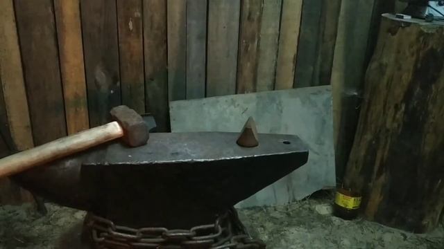 ковка якутского ножа из 95Х18,ковка ножа. (часть 1)