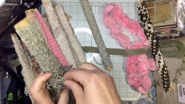 New Bling!! beautiful laces and trim! unboxing смотреть онлайн