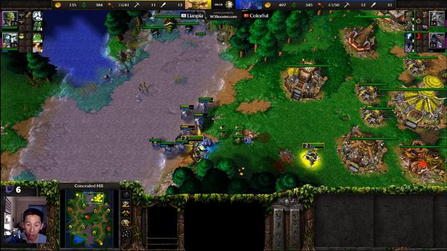 Colorful (NE) vs Lyn (ORC) - WarCraft 3 - What did I miss? - WC3809 смотреть онлайн