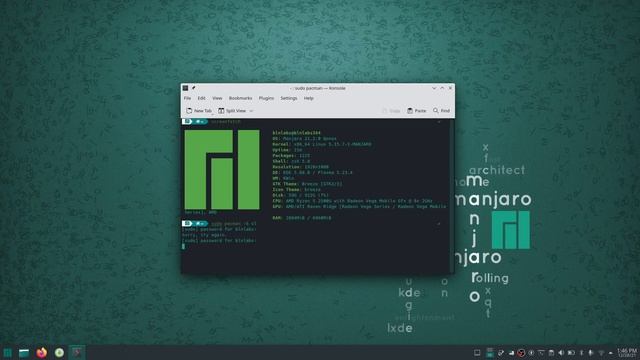 Testing OBS inside Manjaro Linux смотреть онлайн