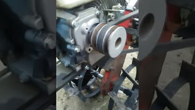 Размер периделанного ходового шкива на мото блок. Часть 3. смотреть онлайн